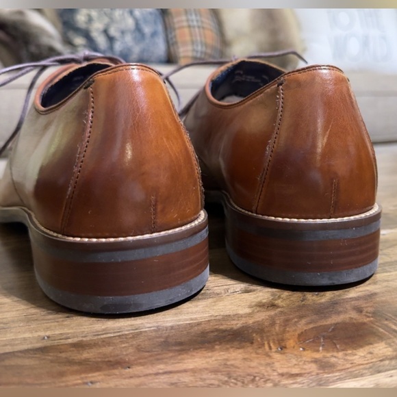(EUC) Cole Haan Lenox Hill Cap Toe Oxford Shoe Men Size 11 Tan Color main image 7